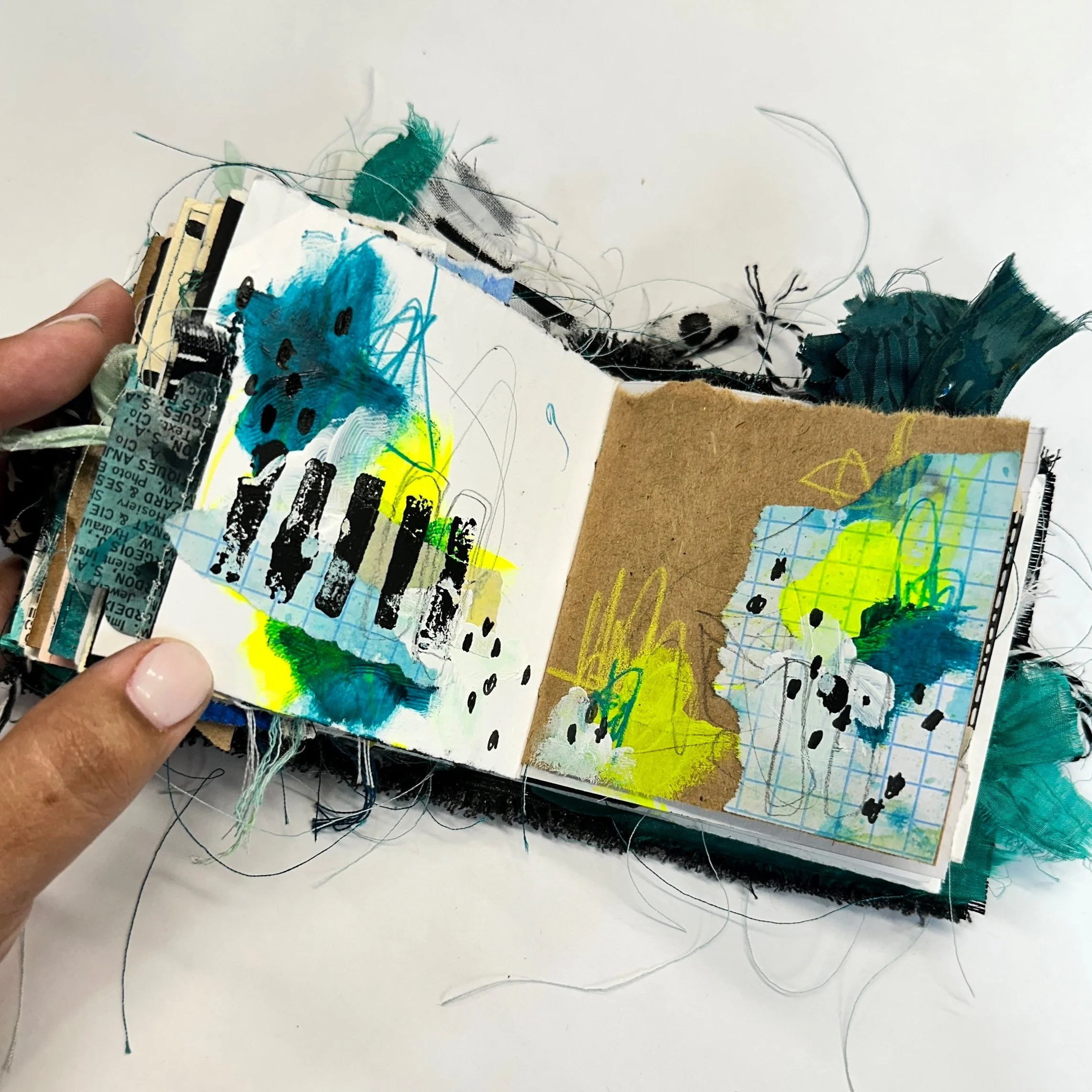 Blending Text into Your Art Pages