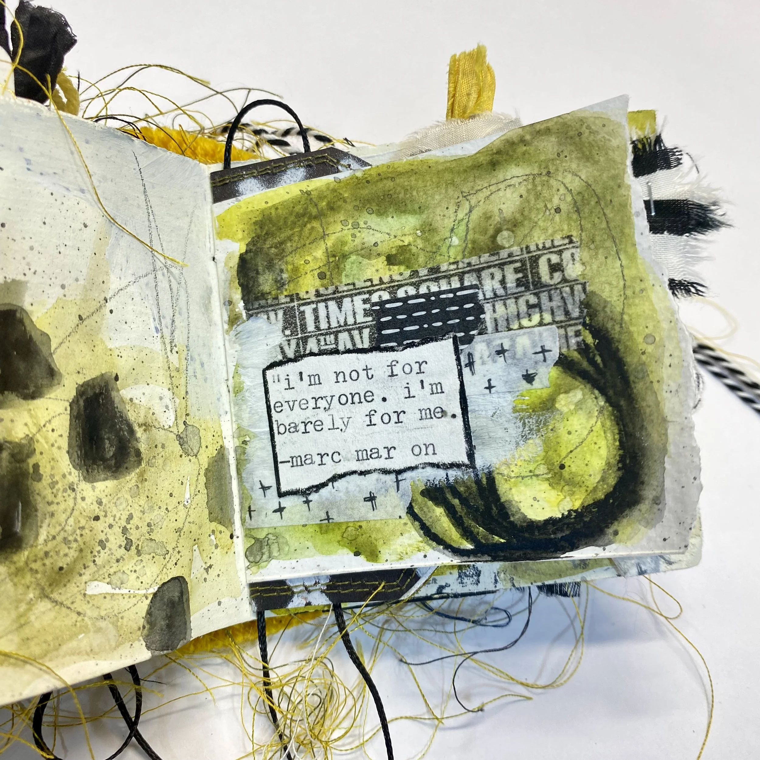 Creating Dimension with Abstract Watercolors