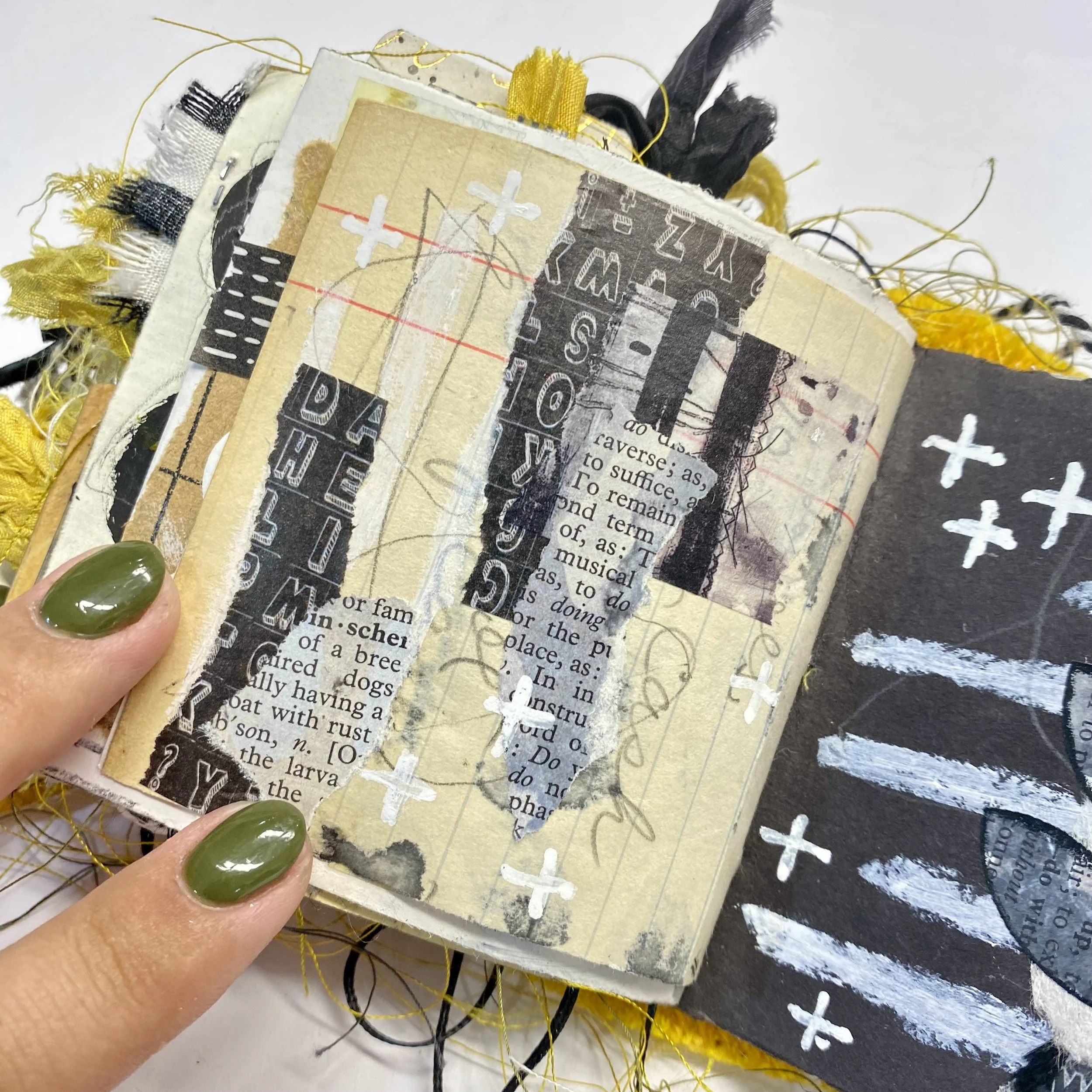 Abstract Art &amp; Journal Spread Experimentation