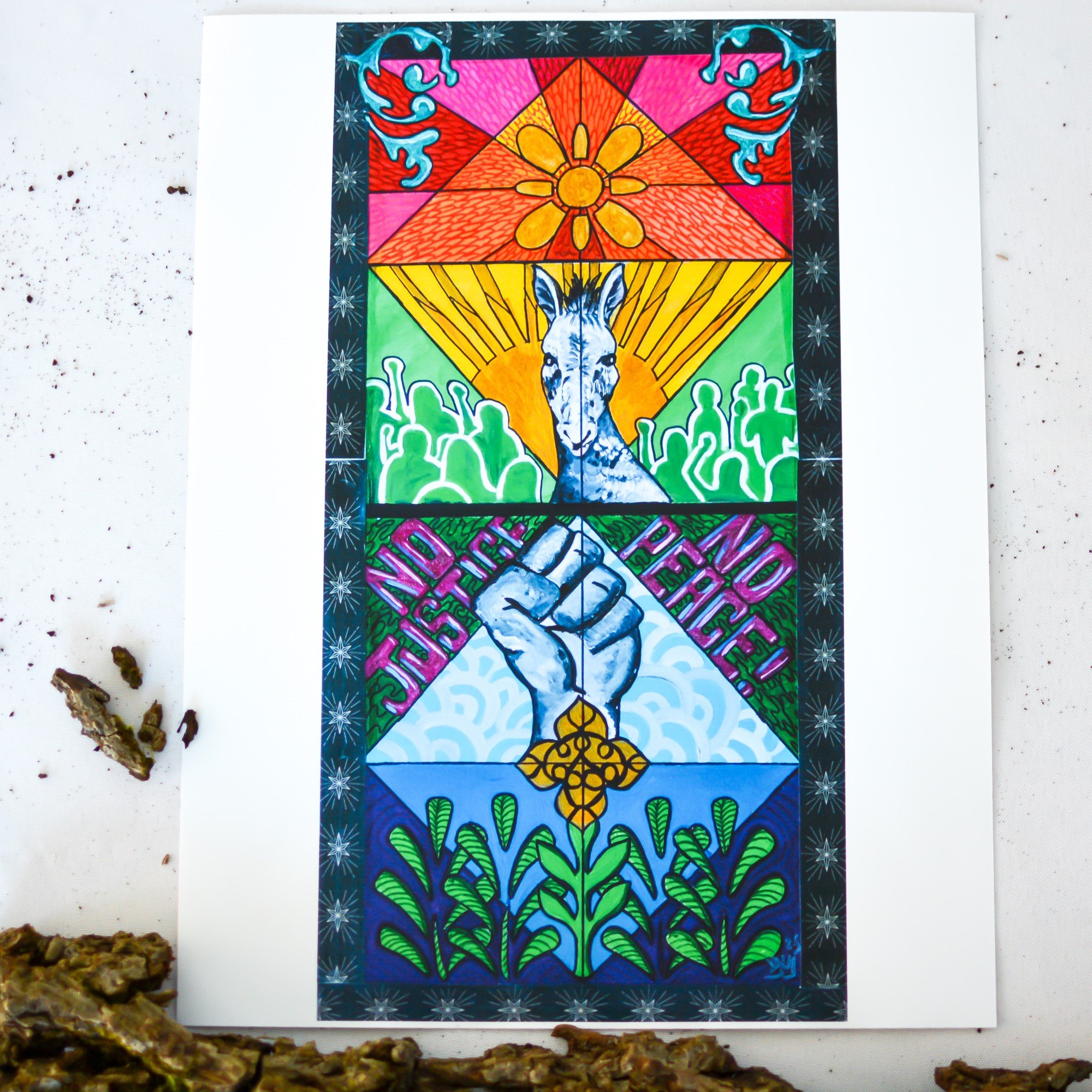 &ldquo;Jesus is that King. But in an astonishing way. We know that he is ultimately on his way to the cross. His kingship, symbolized by his station upon a humble colt, is one of sacrifice and service. And yet, as Lord, he is not a helpless victim. H