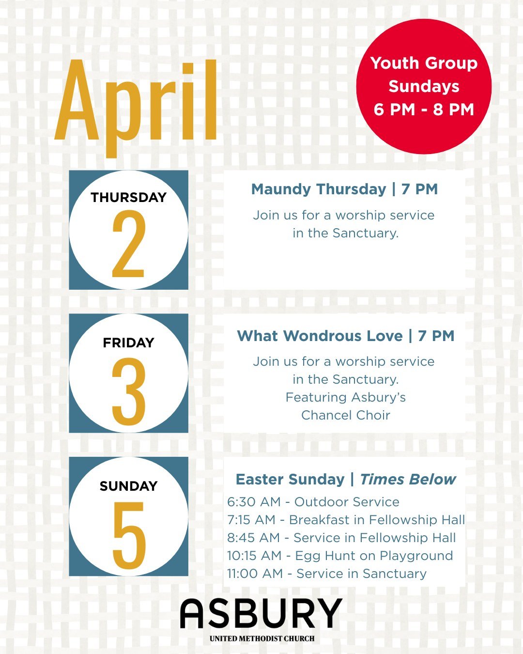 April is here - no foolin'!

A new month has arrived right in the middle of Holy Week.
As we step into this new month, we are about to step into a new season on the church calendar defined by a significant end and a new beautiful beginning.

There is