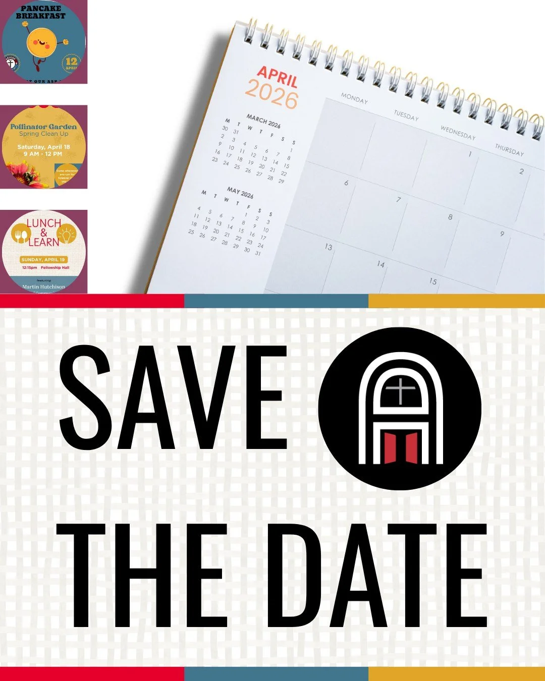 Save the Date!

There are a lot of great events coming up, and you'll want to mark your calendar!

April 12 is the LAST pancake breakfast until the fall. Come grab a tasty breakfast while supporting Asbury Service Project.
April 17 - 18 is the Youth 
