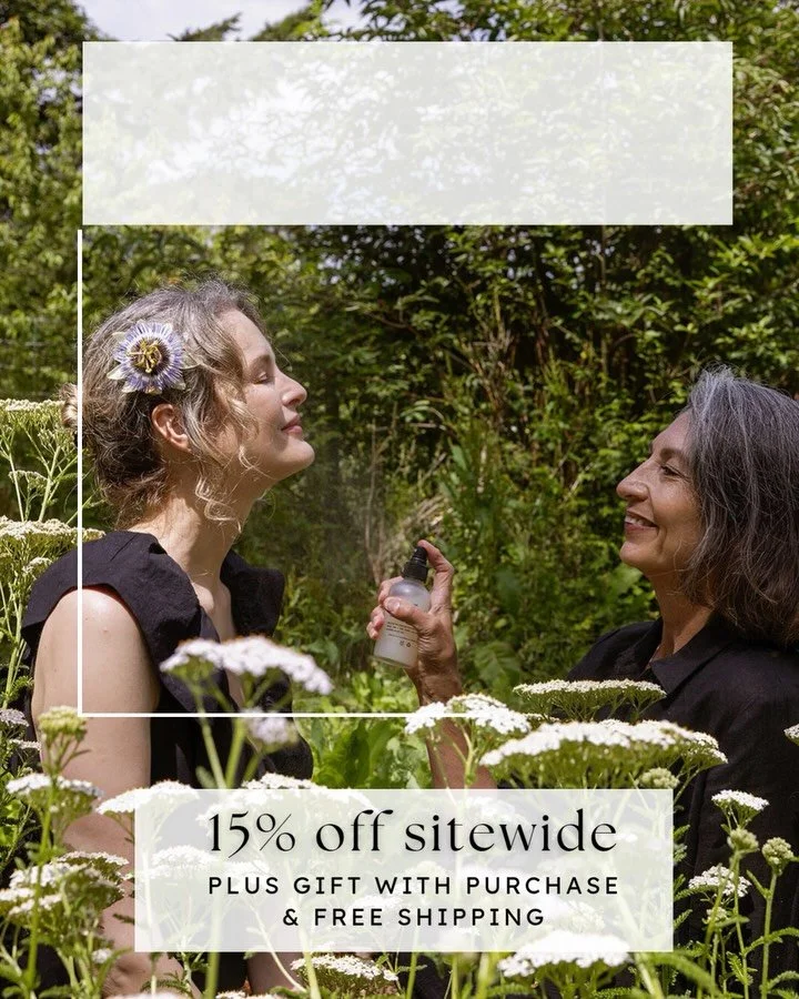 It&rsquo;s here&mdash;the shift into spring 🌿

Our Spring Clarity Sale is now open.

15% off sitewide
Free shipping + a complimentary Herbal Facial Steam (orders $175+)

Plus our Spring Exclusives are live!

.
The gift with purchase is very limited 