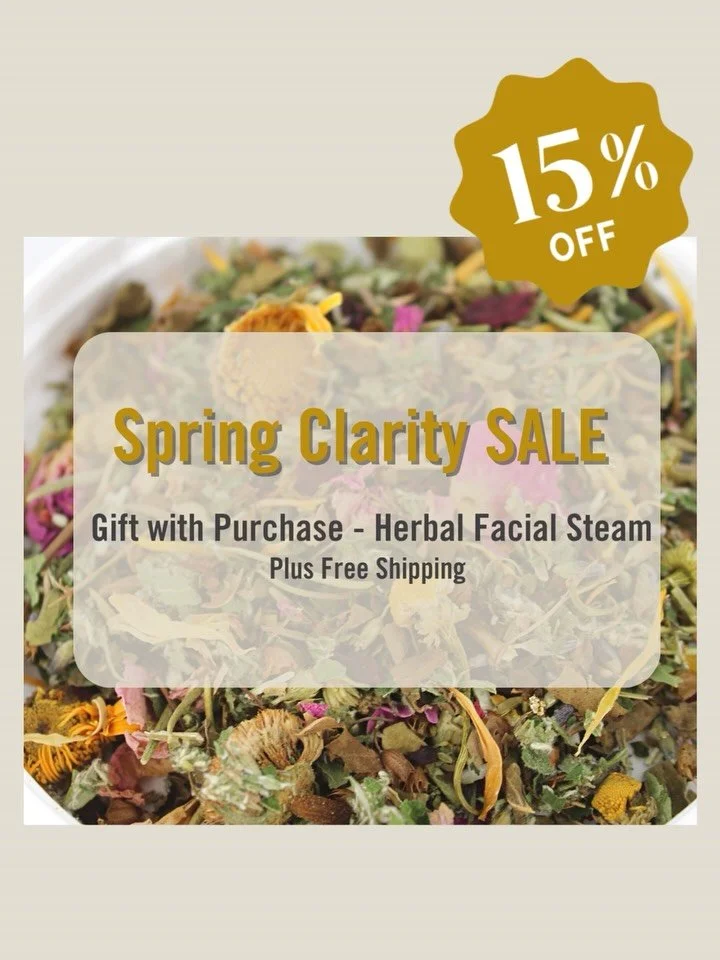 Spring Clarity Gift with Purchase 
A gift, grown entirely on our farm 🌿

Our Herbal Facial Steam is made from plants we&rsquo;ve grown, harvested, and carefully dried right here at Gatherwise&mdash;crafted to bring gentle clearing, renewal, and a vi