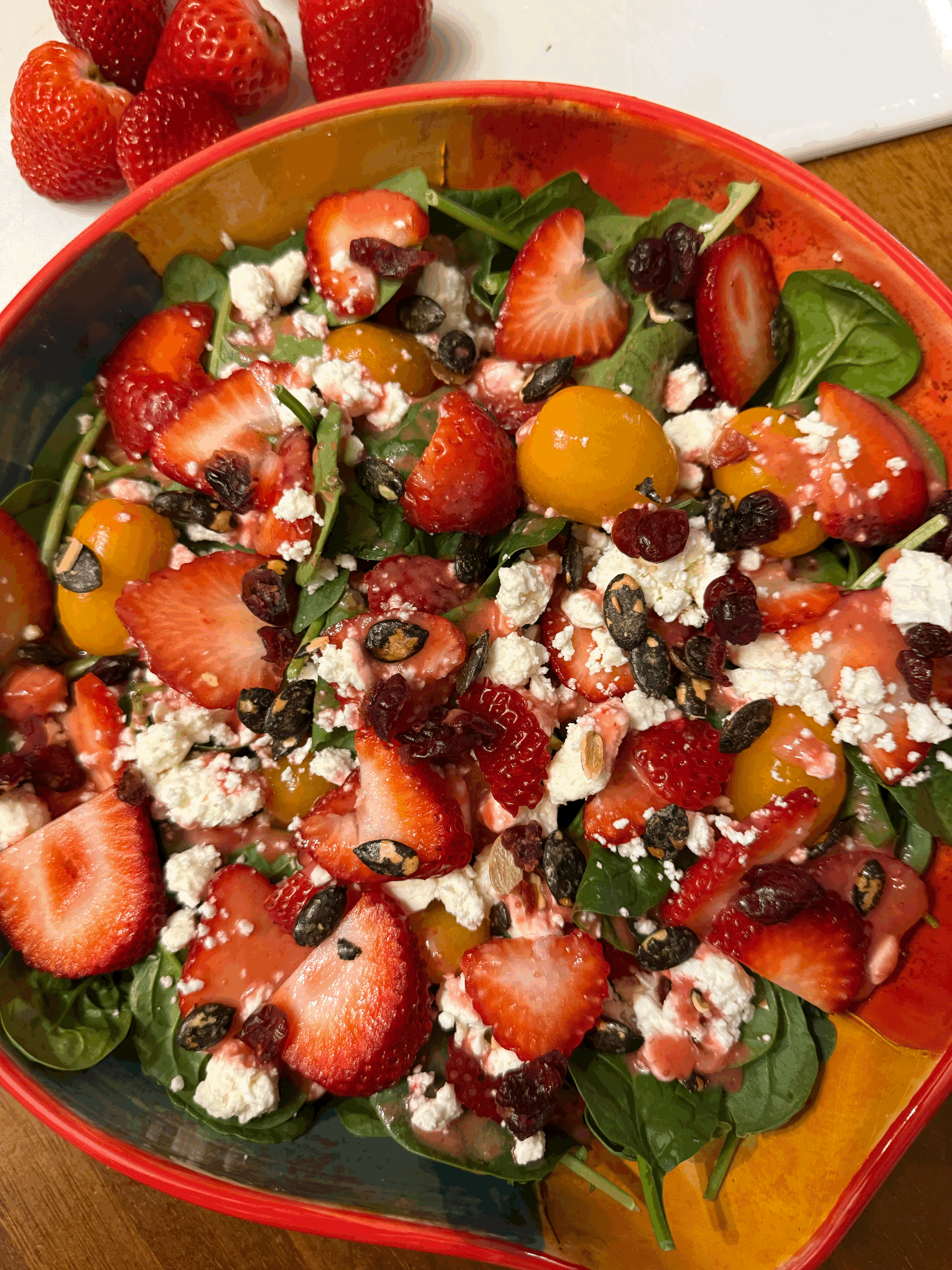 Sweet and Savory Fire Cider Spring Salad