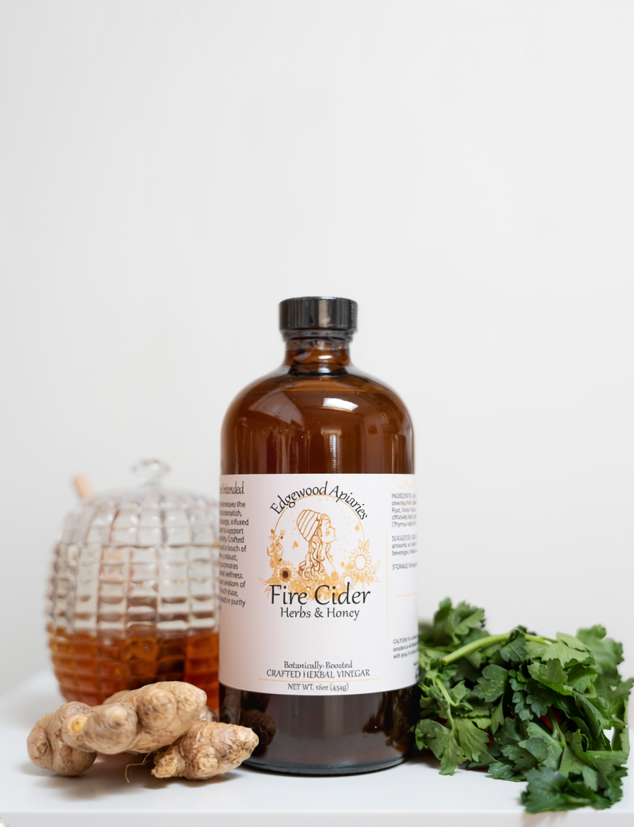 Fire Cider: Herbs & Honey