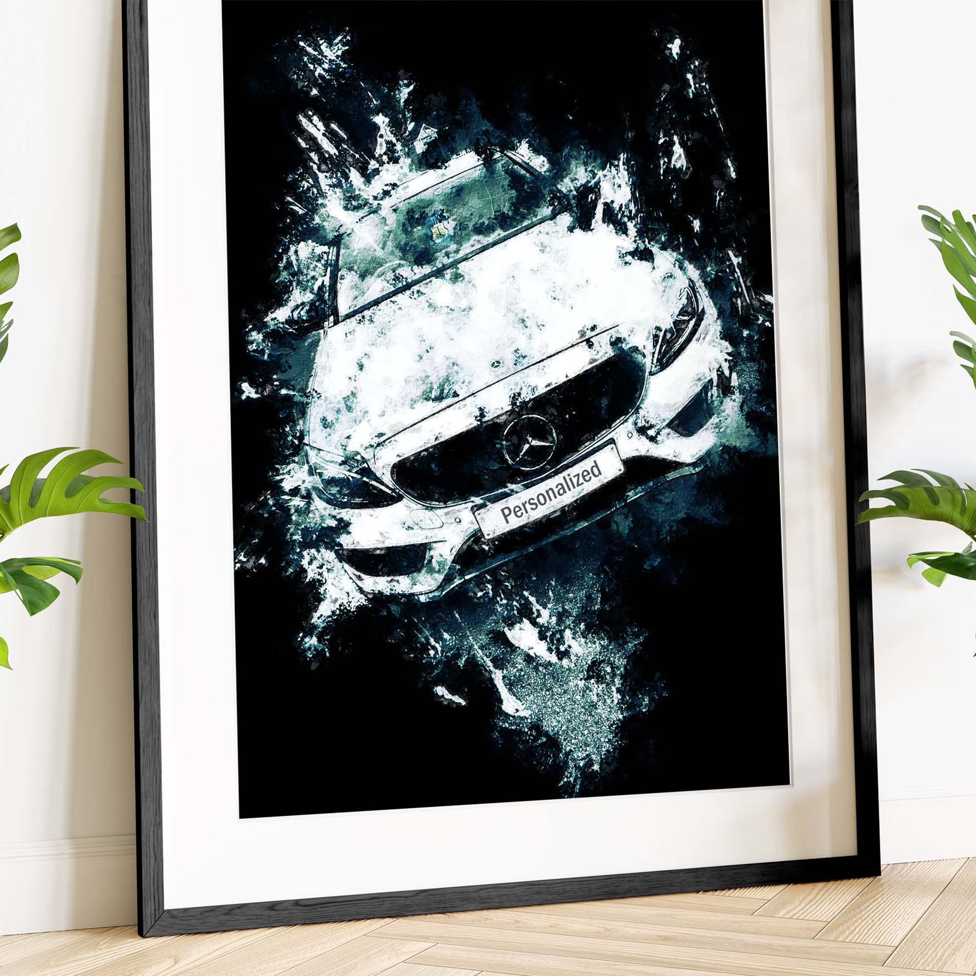 Car Splash Oil Painting Effect