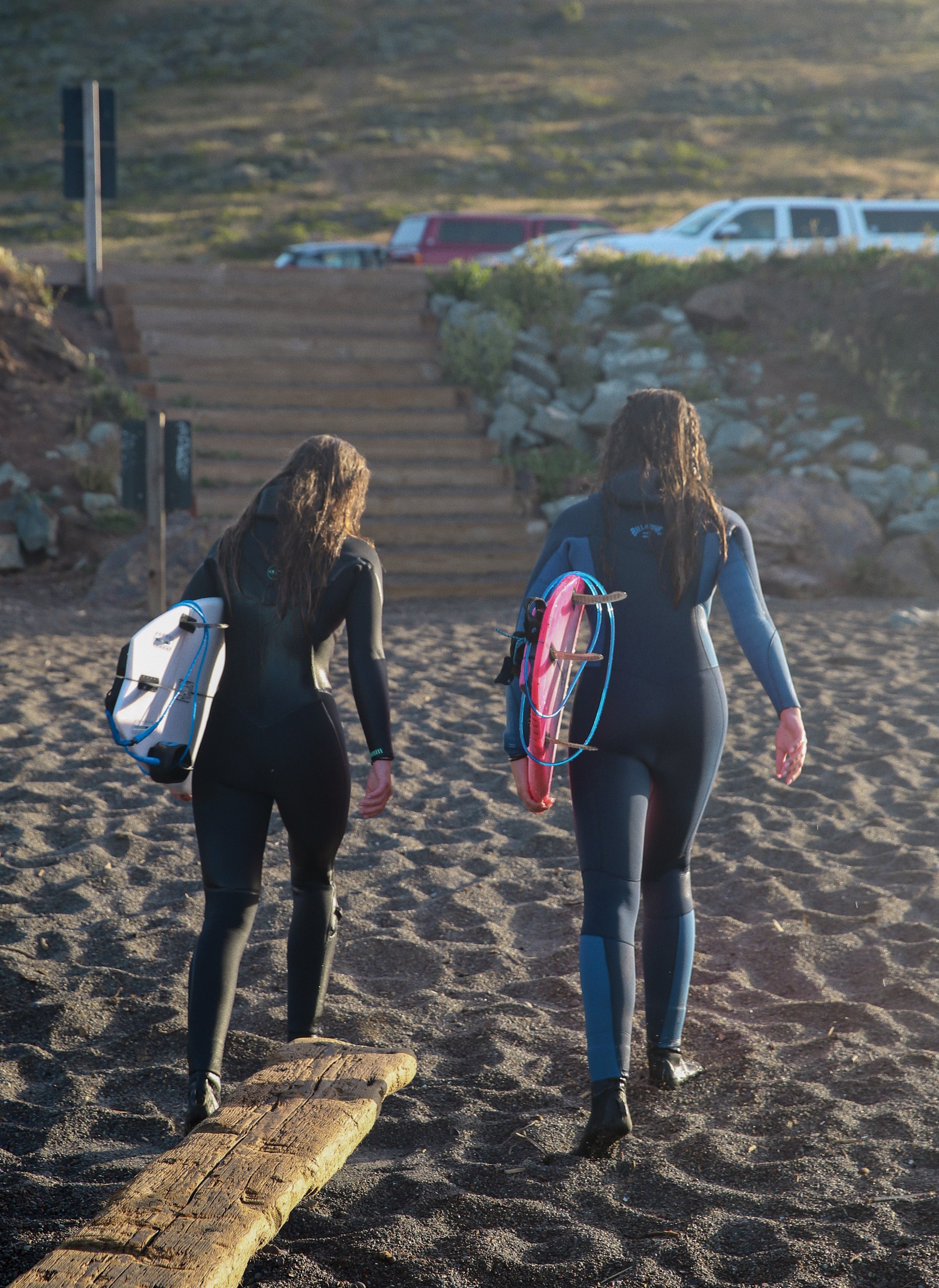 “Whenever there are other girl surfers out there, we support each other,” Shannon said.