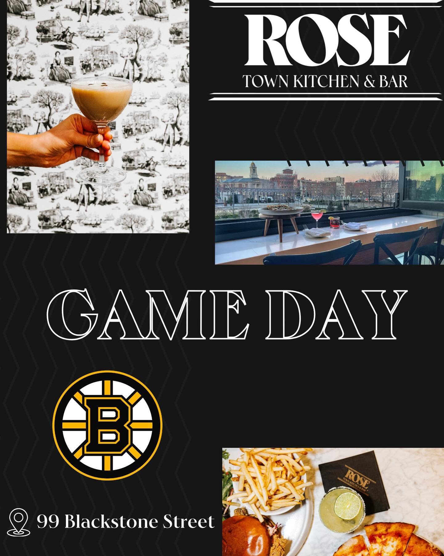 Headed to the Garden tonight? Stop by Rose Town Kitchen and Bar to grab some pregame food and drinks!