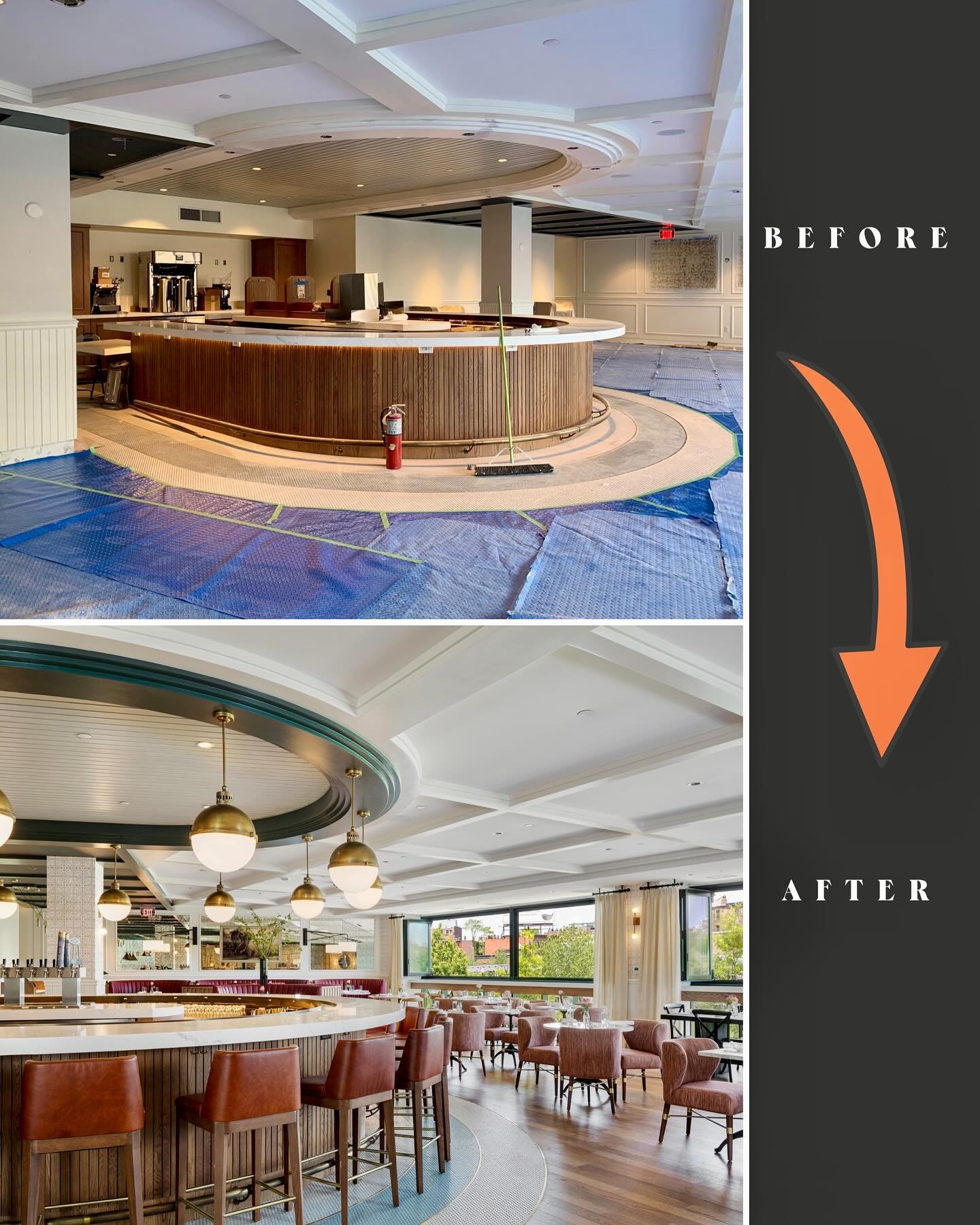 It&rsquo;s #throwbackthursday - look how far we&rsquo;ve come! #tbt #construction #building #rosetownkitchenandbar