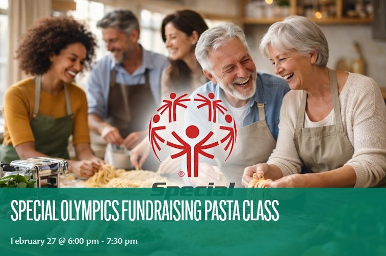 Special Olympics Fundraising Pasta Class