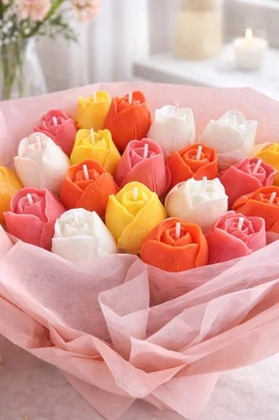 Make a Candle Bouquet