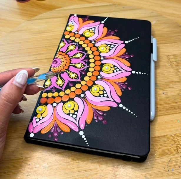 Mandala Art on Journals: Creative Self-Care