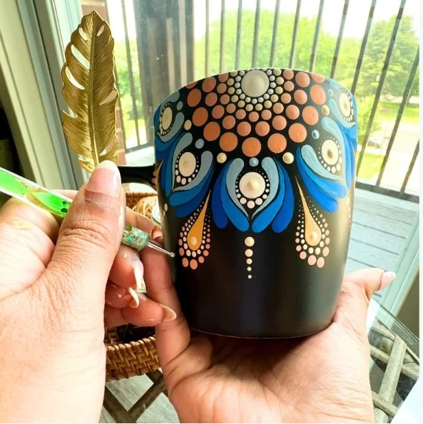Mandala Mug Painting