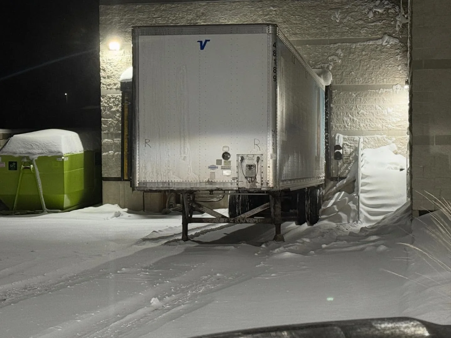 A bit of drifting snow!  #ventrac #metalpless #snow #commercialsnowremoval #case321f