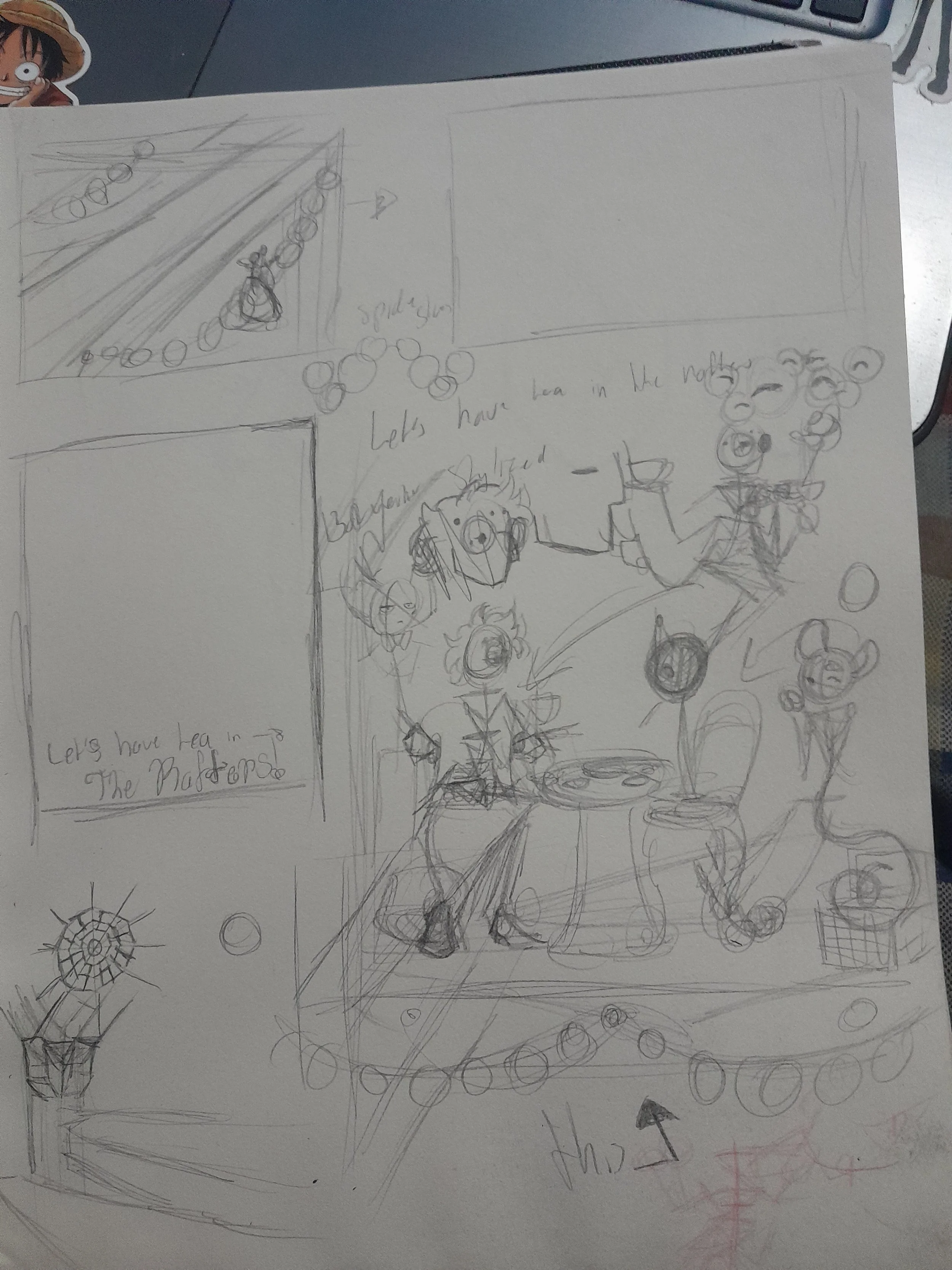 Composition Sketch for Commission