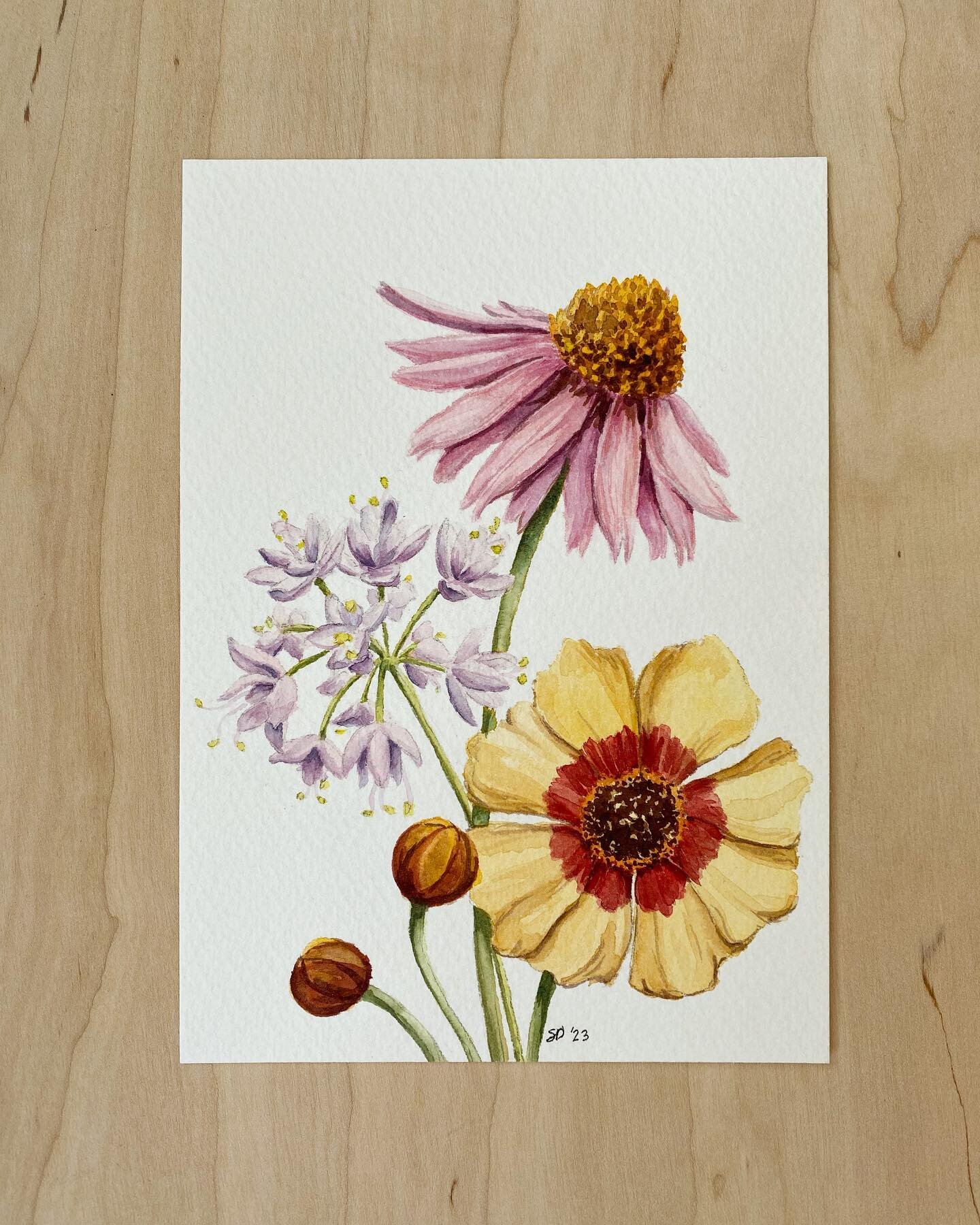 This is the 5x7 original painting I&rsquo;m giving away this week! The &ldquo;GIVEAWAY&rdquo; post will be on my feed until it ends on Thursday, April 27th. I&rsquo;m honored to be doing a joint giveaway with some other local business women, two wome