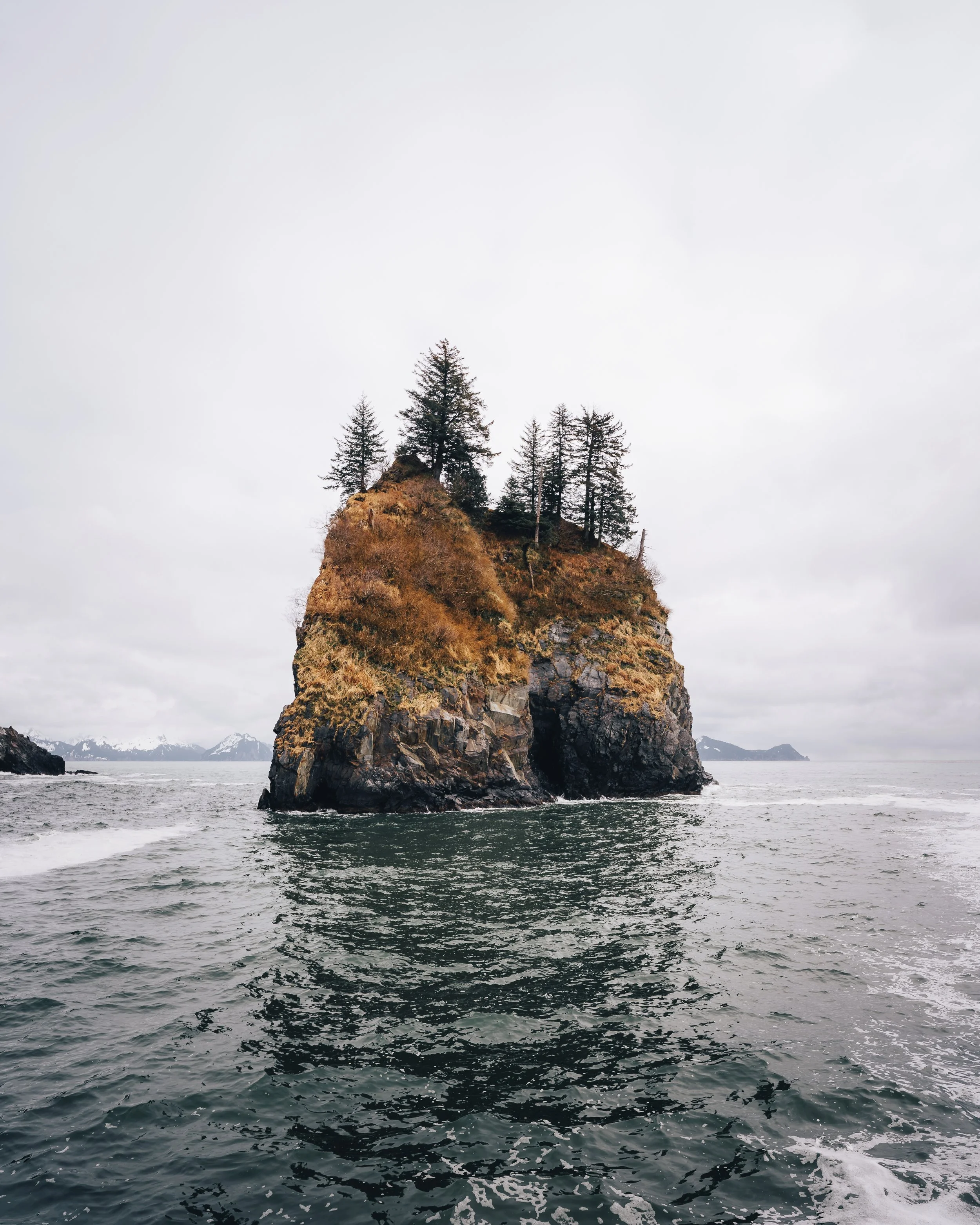 One of the many spires at Emerald Cove, Alaska 