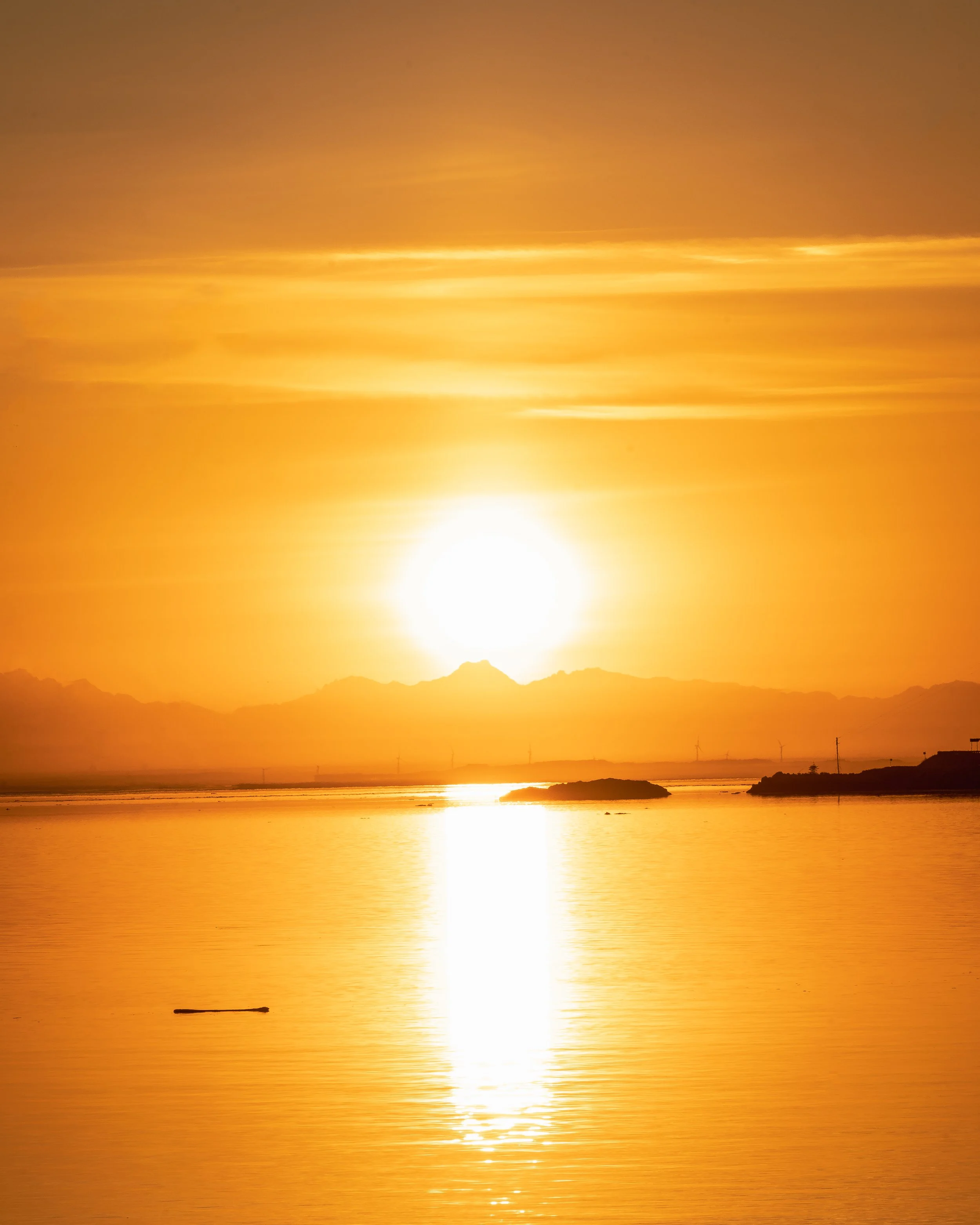 The sunset at Beluga Point, Alaska  