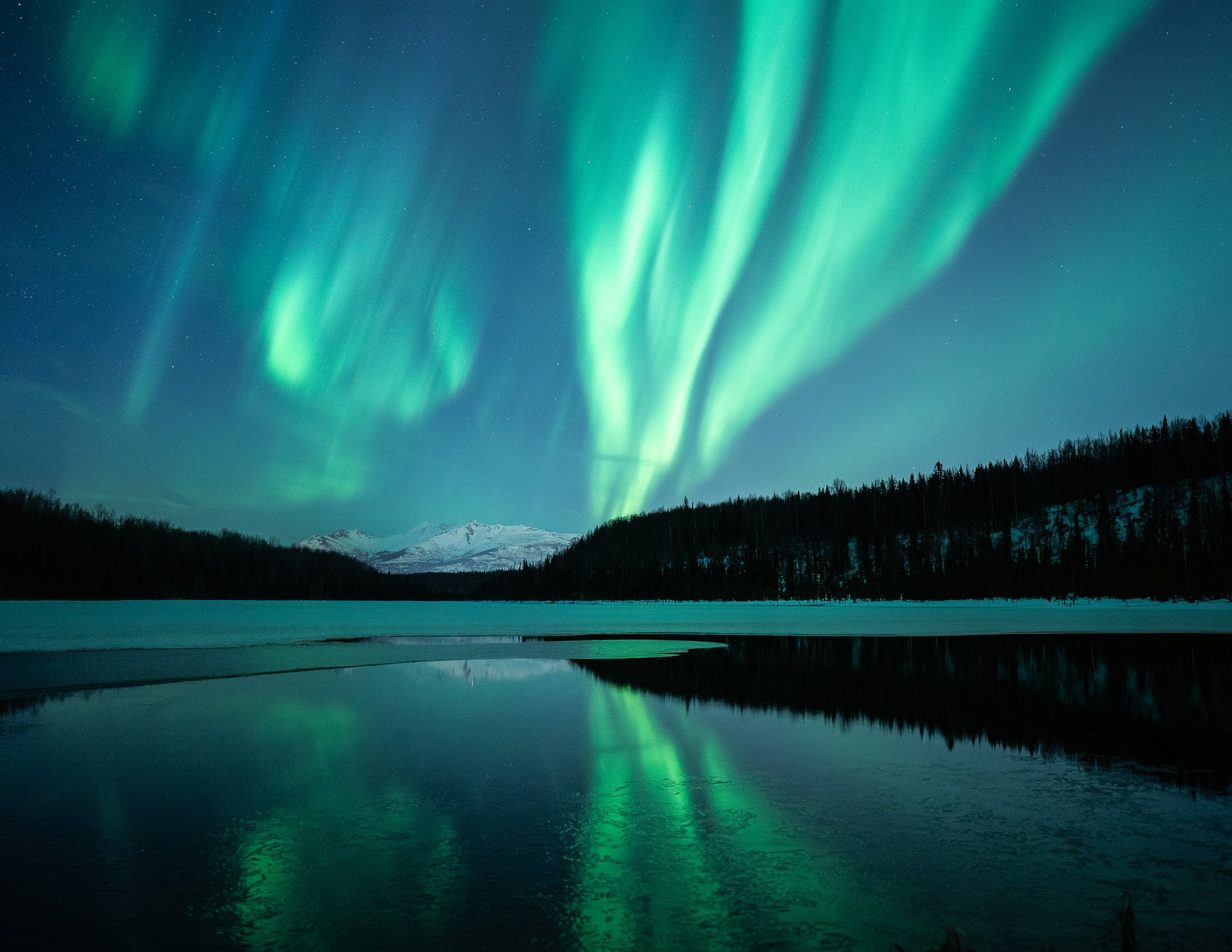 The Aurora on JBER, Alaska 