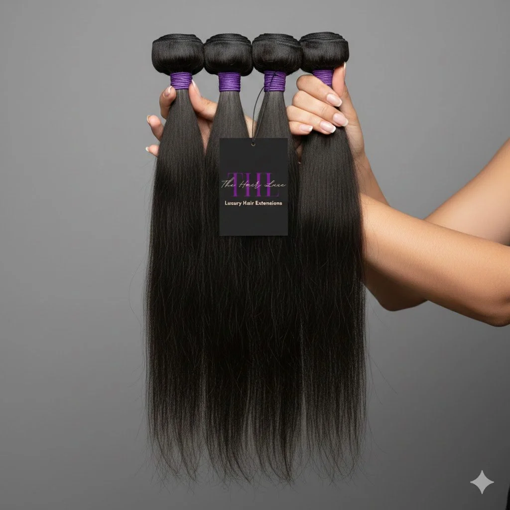Human Hair Singles and Bundles:  Straight