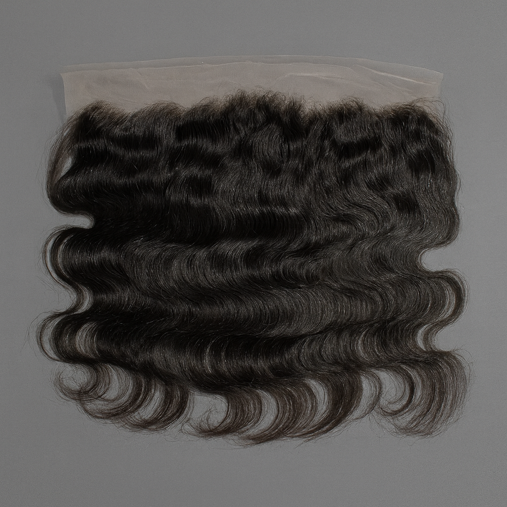 Human Hair Frontals:  Brazilian 13×6 Swiss Lace Frontal – Body Wave