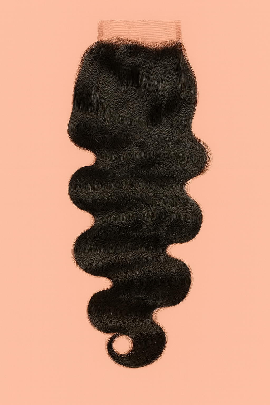 Human Hair Closures:  Swiss Lace Brazilian Closure - Body Wave