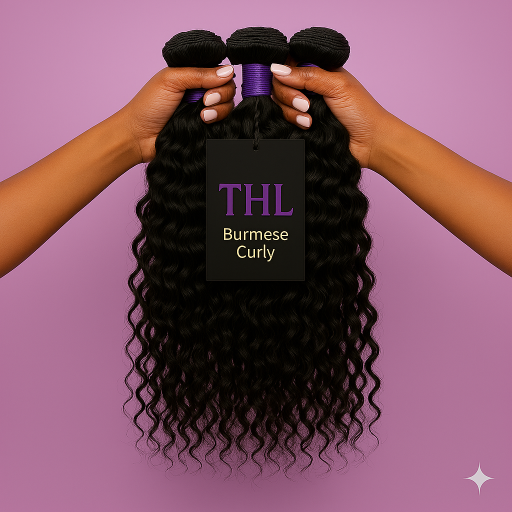 Human Hair Singles and Bundles: Brazilian Burmese Wavy