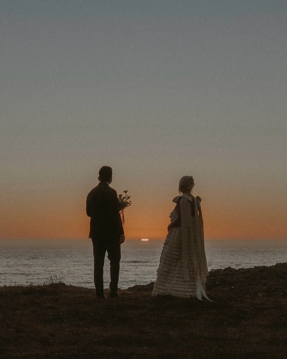 One of the most creative and captivating pieces I&rsquo;ve photographed was Grace&rsquo;s gown along the California coastline. Truly one of a kind, it mirrored the abundant sunshine, its layered textures shimmering against the rocky cliffs yet feelin