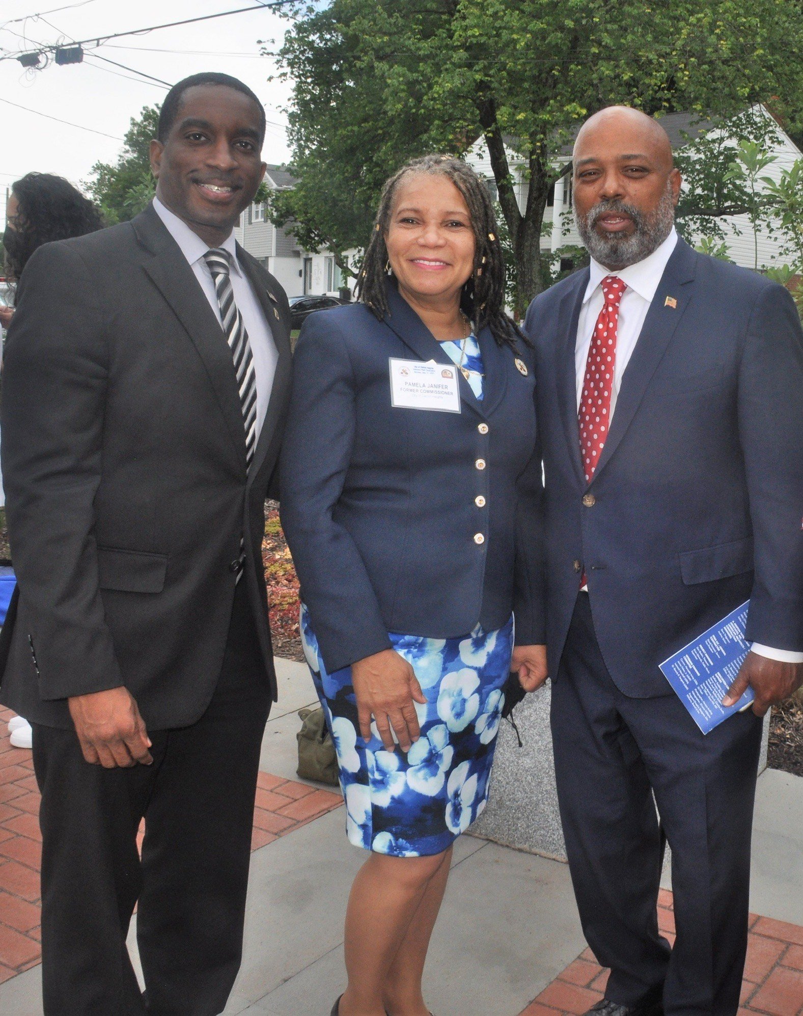 County Chair Calvin Hawkins and Councilman Mel Franklin