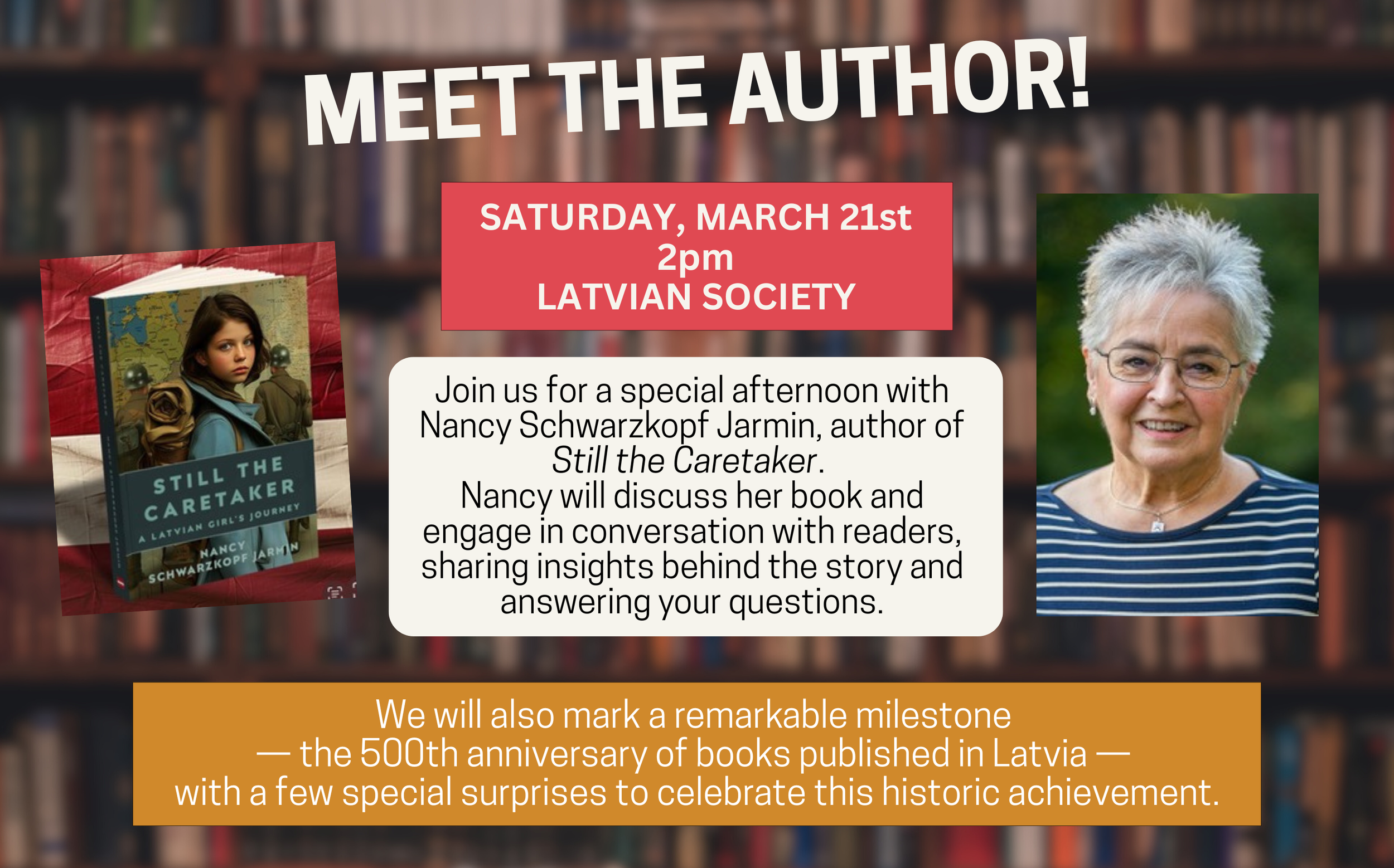 Meet the Author - Nancy Schwarzkopf Jarmin 
