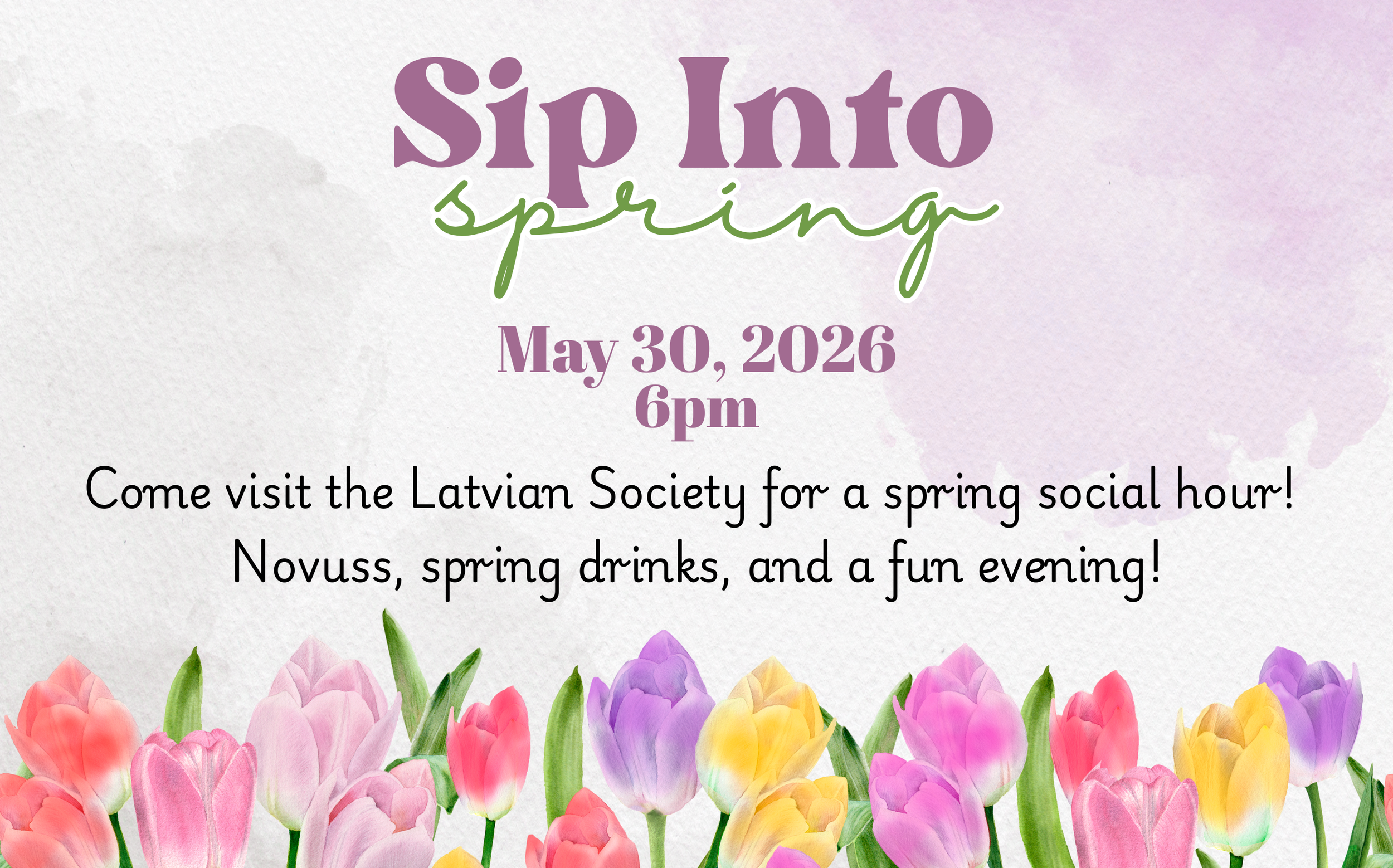 Sip into spring - Social Hour
