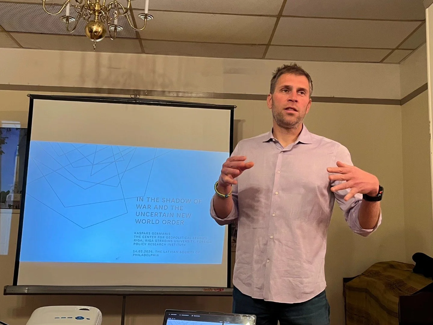 How does the war in Ukraine affect the Baltic countries? 
Discussion led by Kaspars Germanis: visiting scholar at the Foreign Policy Research Institute in Philadelphia - February 2026