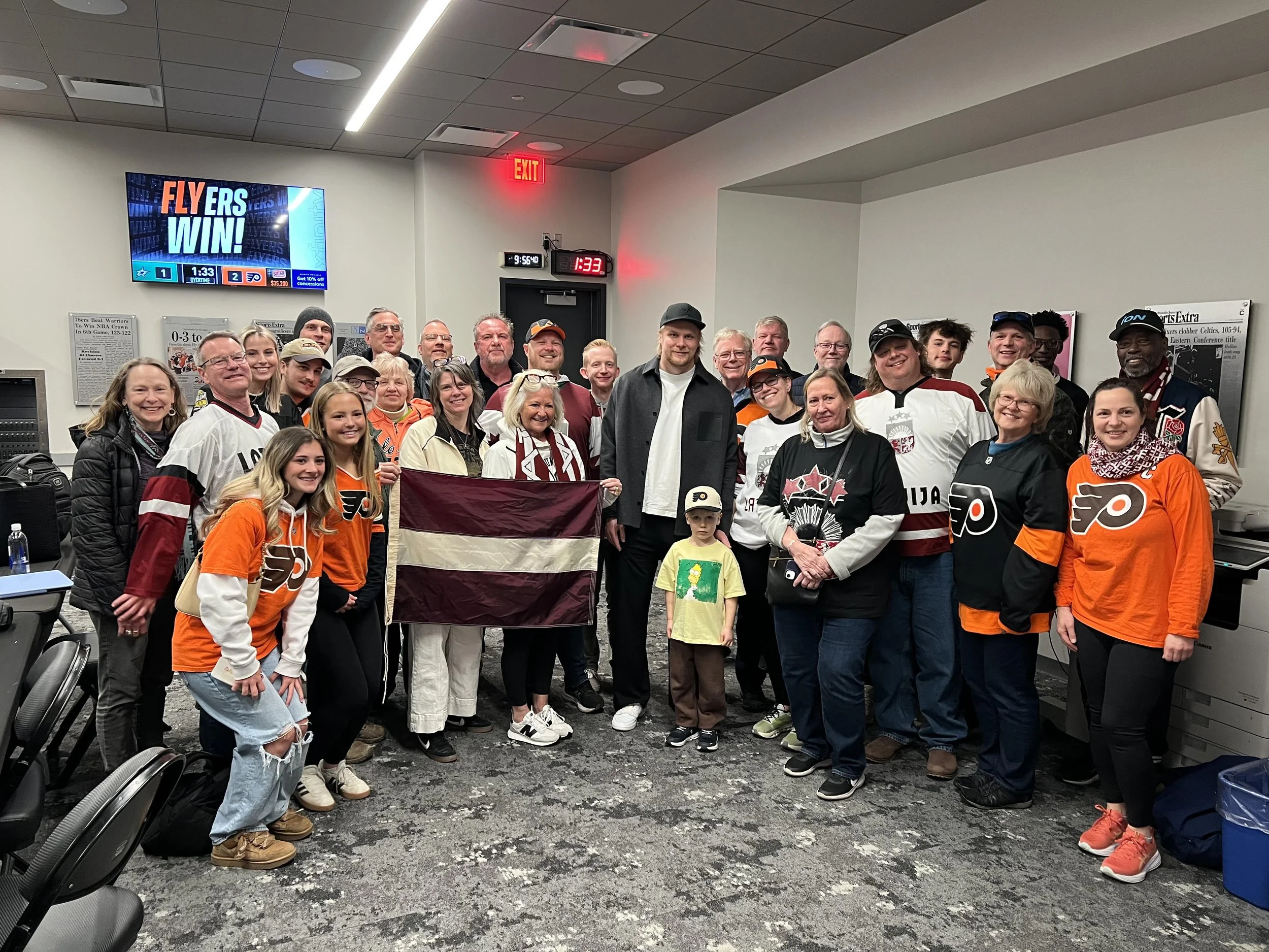 Latvian Night at the Flyers with Latvian hockey player Rodrigo Ābols - March 2026