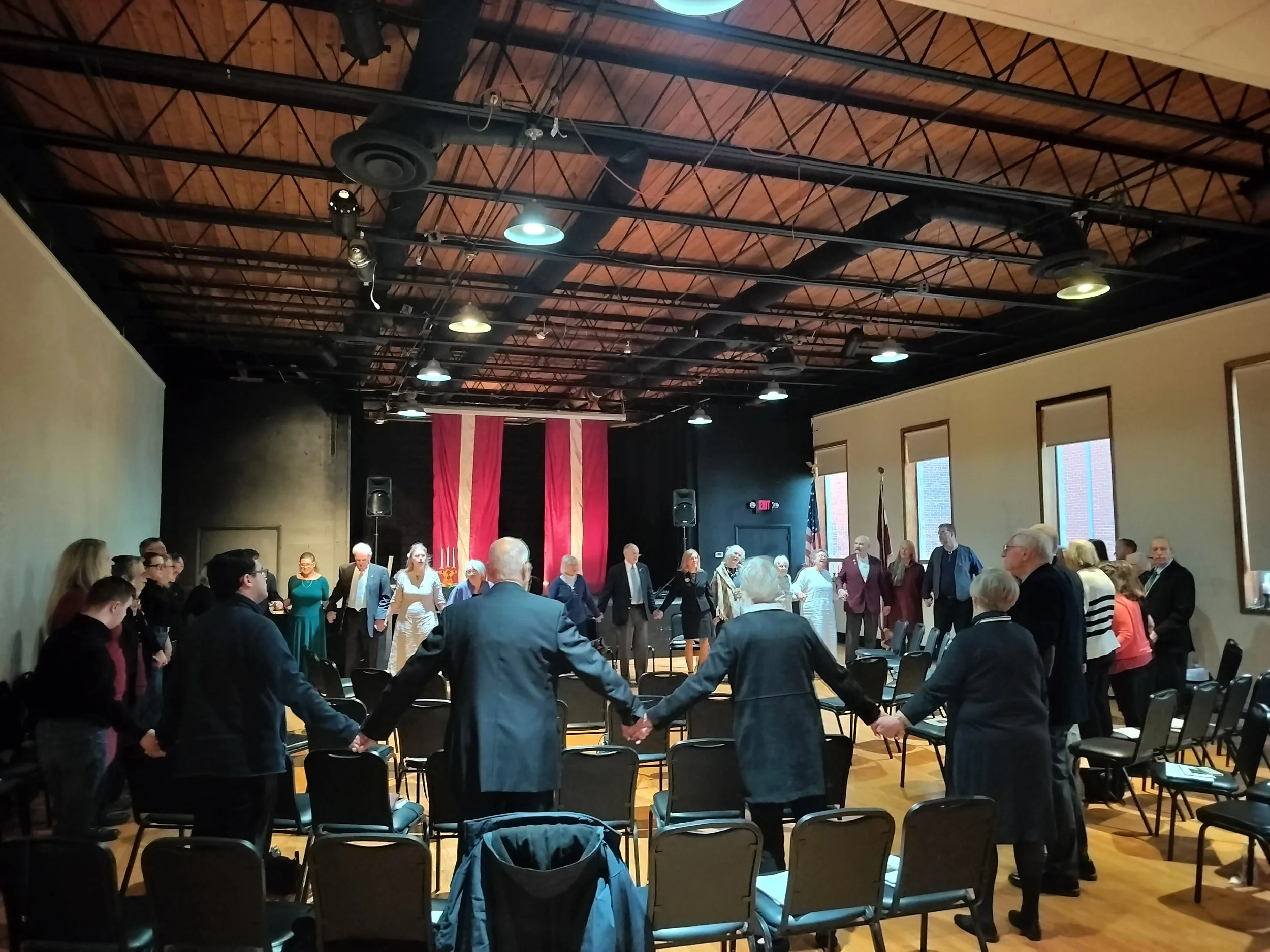 Philadelphia's Latvian Council welcomed folklore group 'Sudrabavots' from Washington, DC for Latvia's 107th Independence Day celebration - November 2025