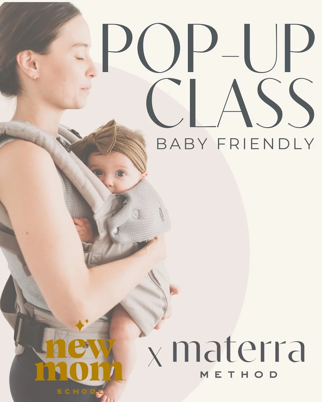 Join me at the next Baby Friendly Pop-Up Class @newmomschool_stlwestcounty 

✨Friday 2/6 at 9:30am
✨9 spots available 
✨$25

Designed for postpartum moms with non-mobile babies, these classes offer a safe and supportive way to move your body with bab