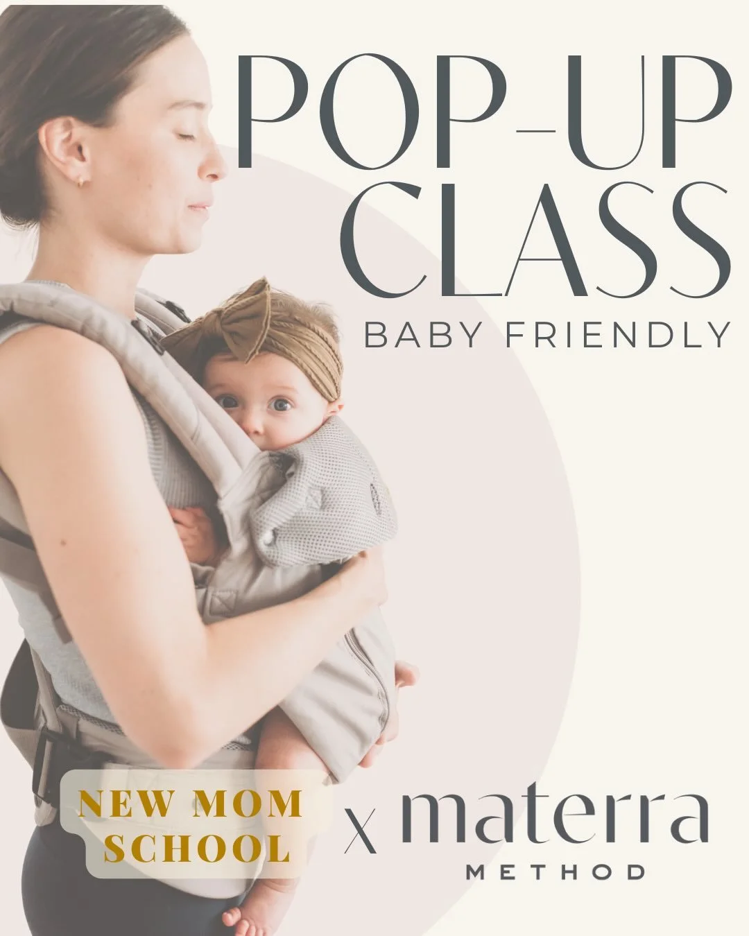 Join me at the next Baby Friendly Pop-Up Class&nbsp;@newmomschool_stlwestcounty 

✨Friday 4/3 at 9:30am
✨9 spots available
✨$25

Designed for postpartum moms with non-mobile babies, these classes offer a safe and supportive way to move your body with