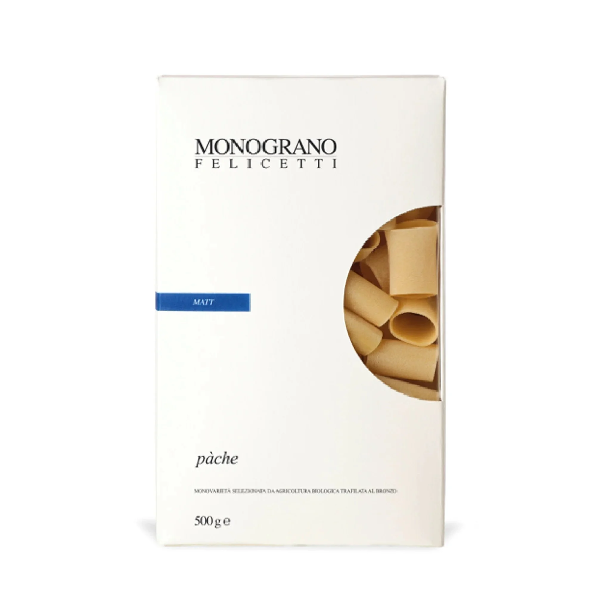 Monograno Felicetti Matt Paccheri Pasta