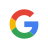 Google logo with blue, red, yellow, and green colors