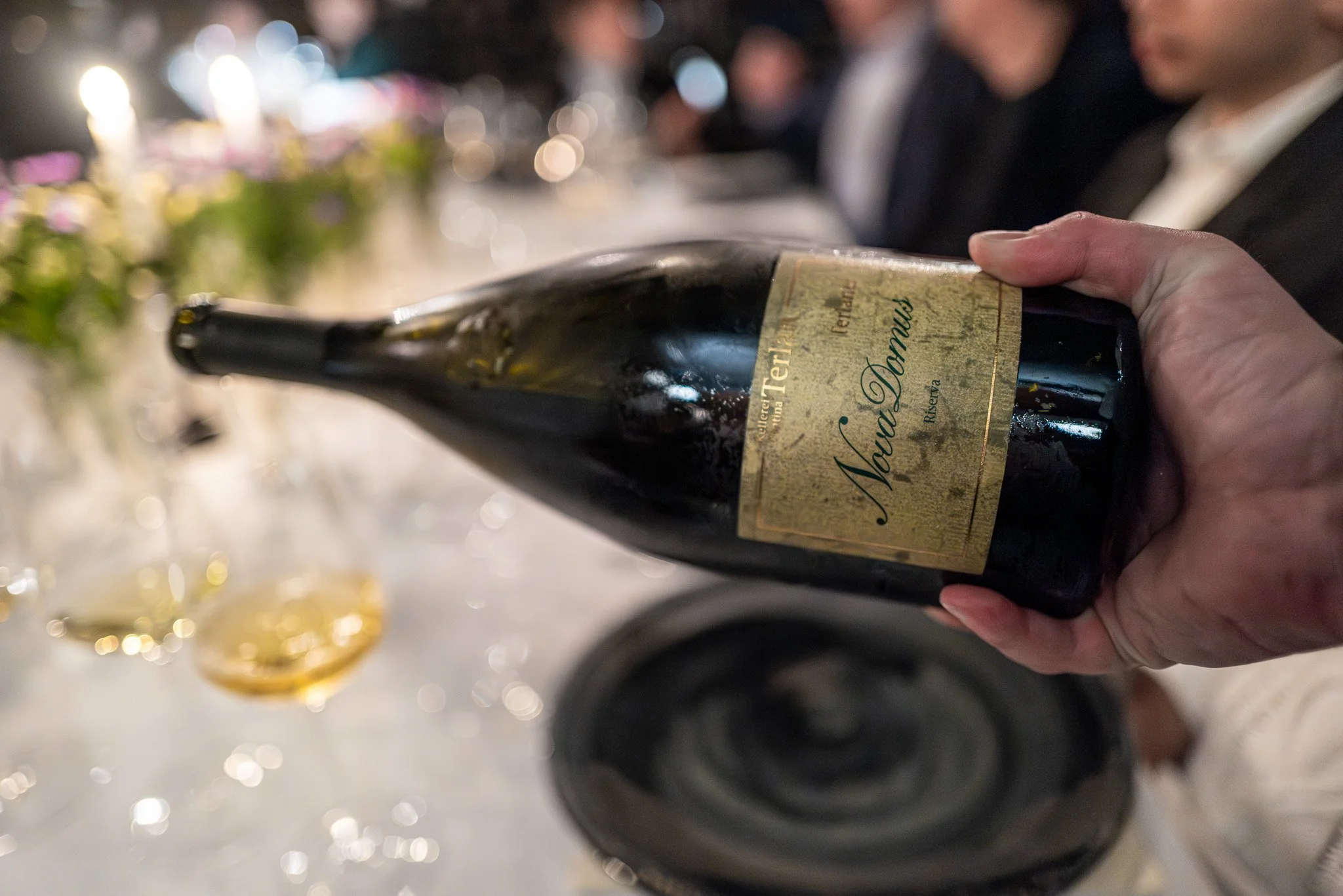 white wine bottle Terlano winery Nova Domus