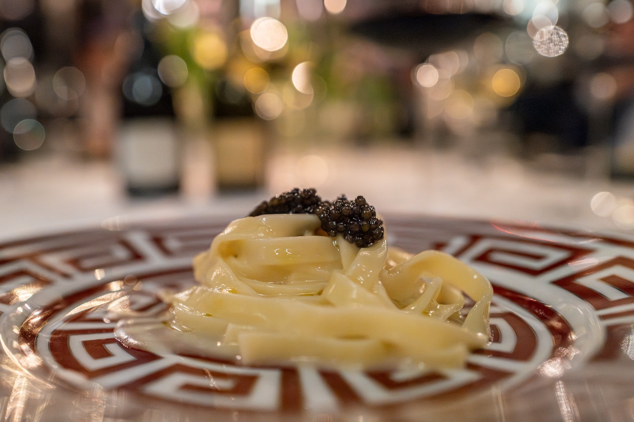 pasta felicetti with caviar