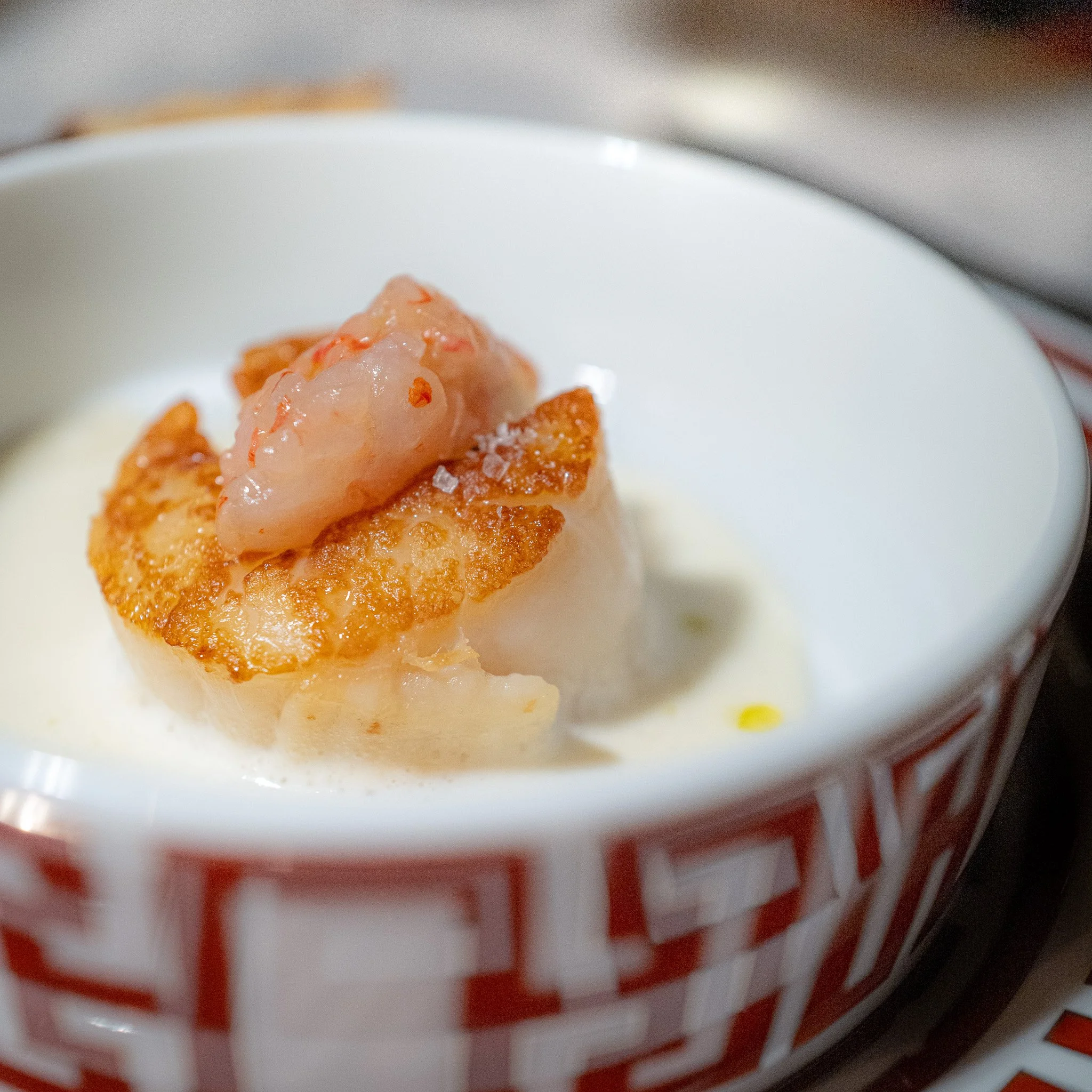 scallops with parmigiano reggiano cream