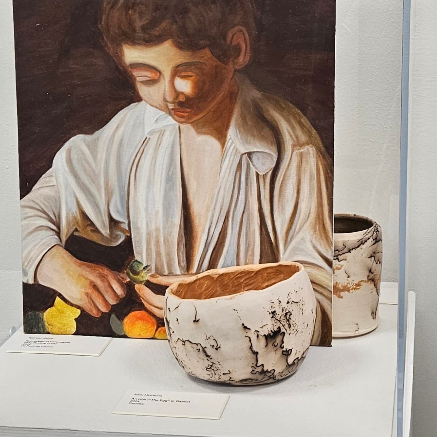 Excited to see my work featured in the library! If you're on campus, check out these displays of student work in the SUNY Cortland Memorial Library.

Thanks to the Dowd Fine Arts Gallery Director for putting together this exhibit! ✨

#ceramicsofinsta