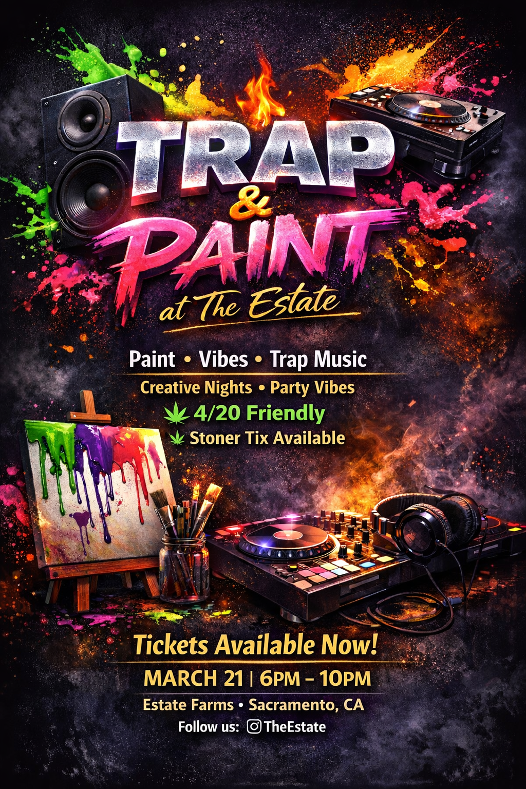 Trap & Paint @ The Estate