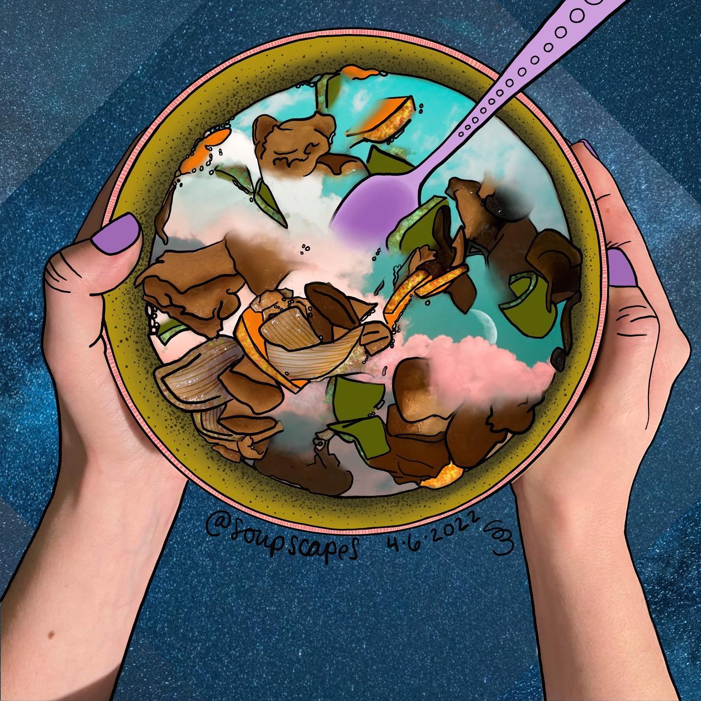 If your nails don&rsquo;t match your spoon, what are you even doing? &ldquo;STEW FOR YOU&rdquo; (Soupscape #5)