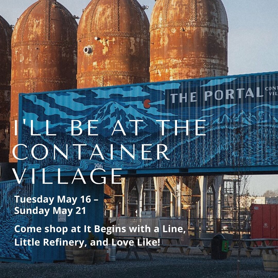 We&rsquo;re coming for you @trackside_by_kulshan! So excited to be a part of the Container Village the week of May 15th alongside @thelittlerefinery and @shoplovelike 🤍 come see us and our work down at the pump track!