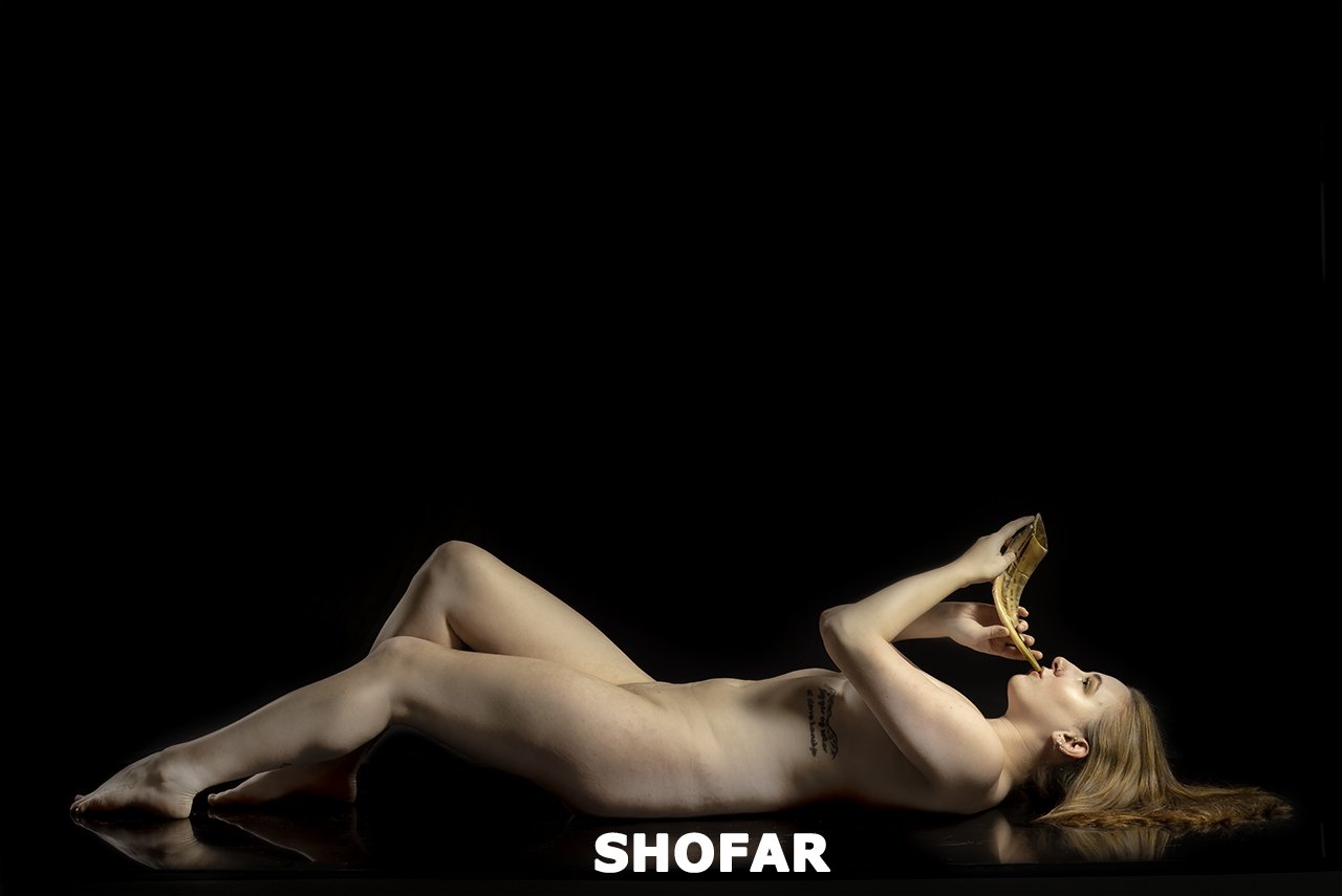 Becca (23). Shot in studio, Barrie, November 2020