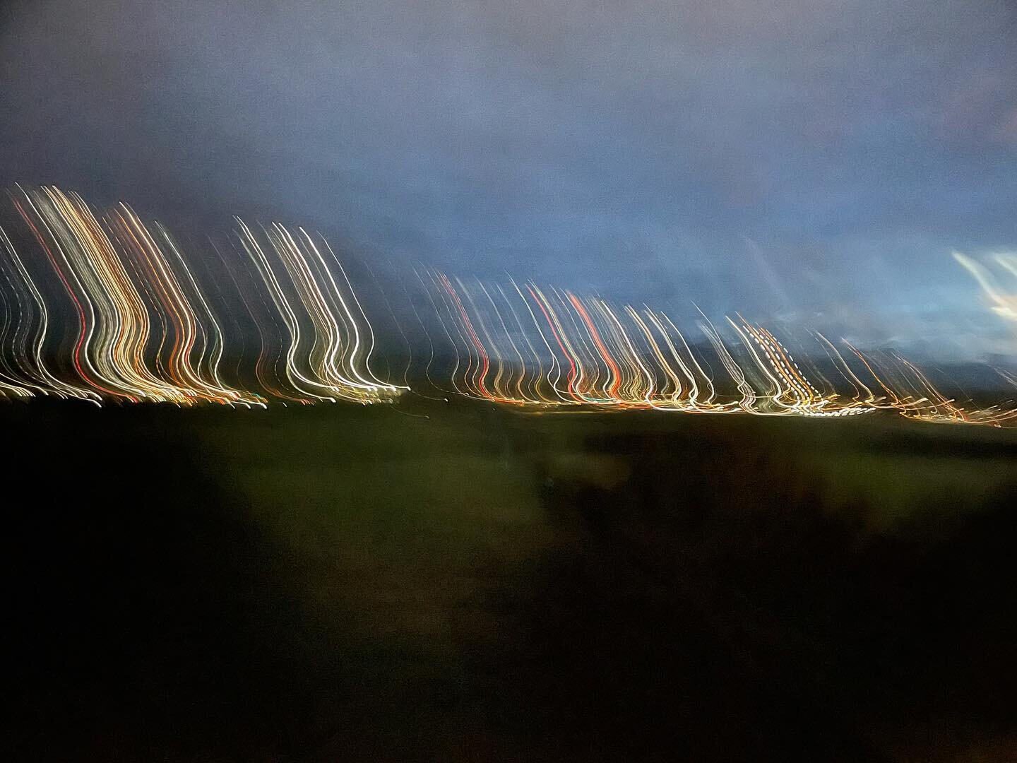 This is an evening image is of Courtenay BC while trying to do a balance on a ledge while having the magnification at its maximum. Taken from my vacation rental at the Bed on the Edge. #tourismcomoxvalley #courtaneybc #motionshake #iphonephoto