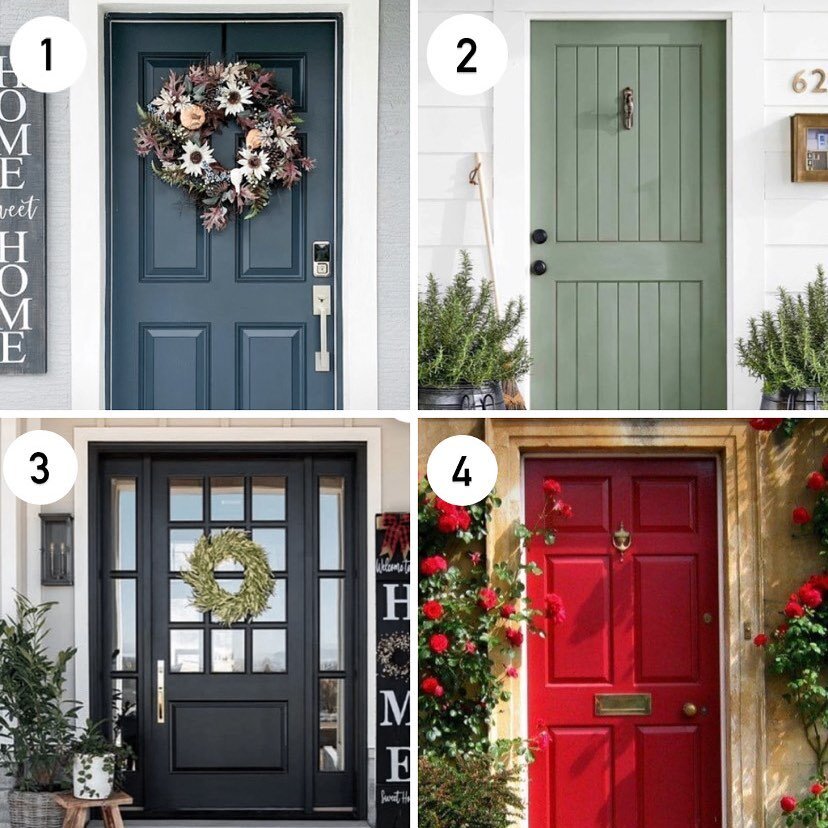 A door color can bring so much character to a home&hellip; tell us which door you love most!