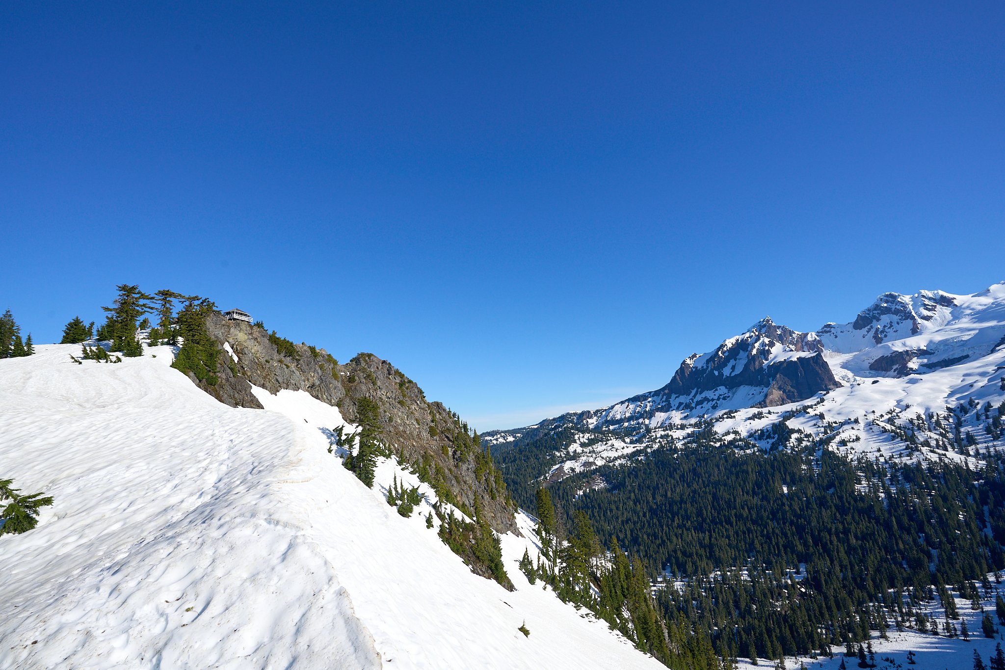 The fire lookout, so close yet so far